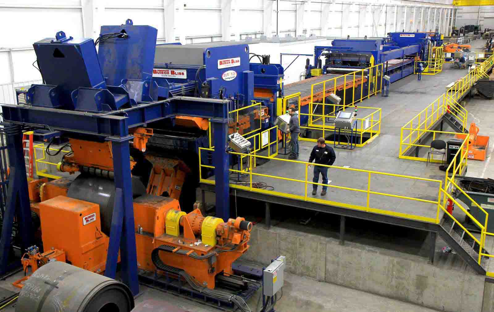 Stretch Leveler Cut-To-Length line