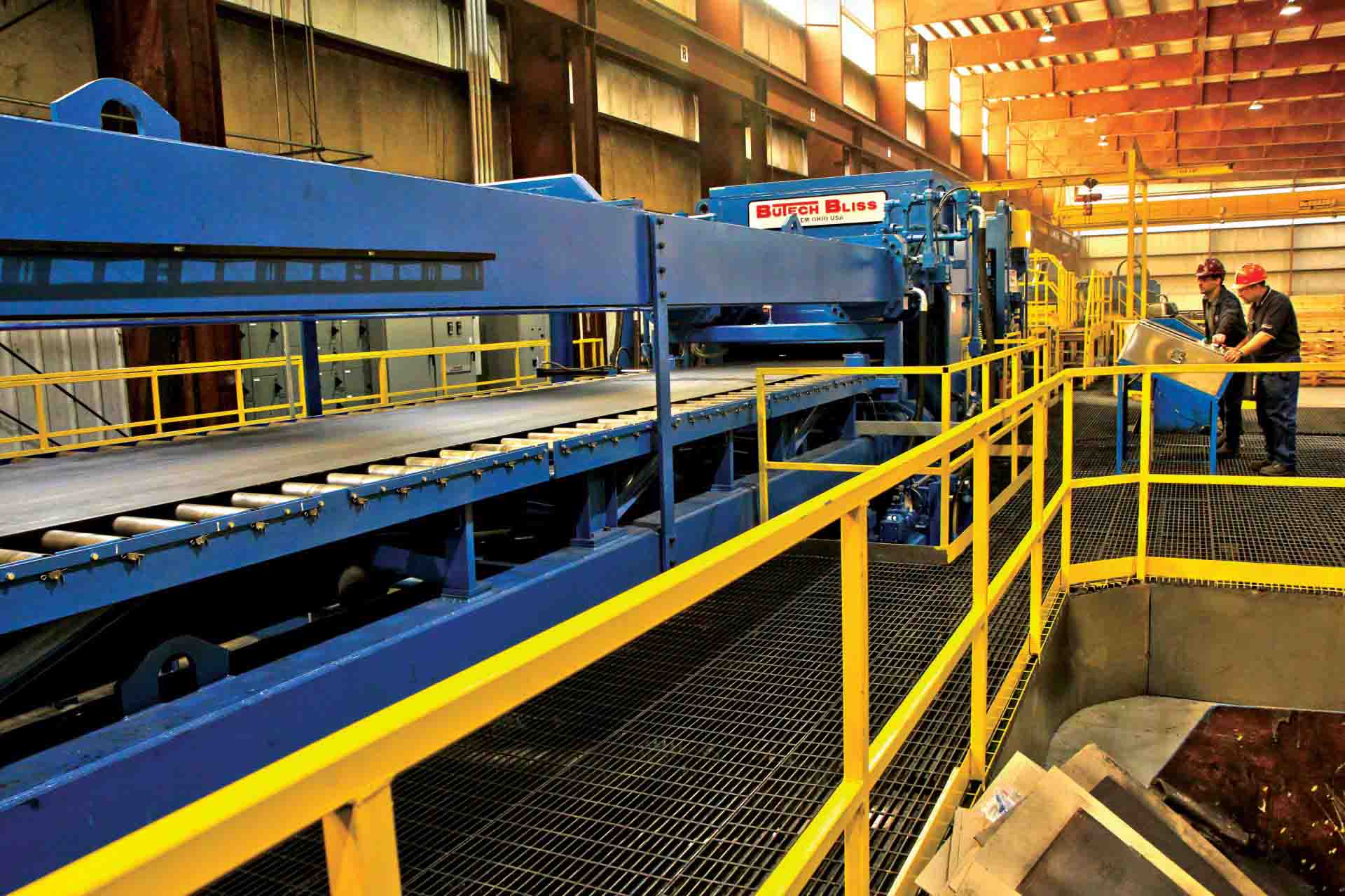 Stretch Leveler Cut-To-Length line