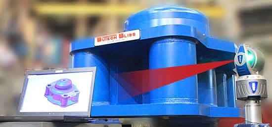 FARO equipment alignment system for steel processing equipment