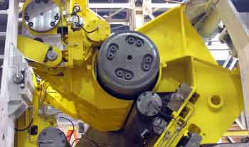 downcoiler for rolling mills